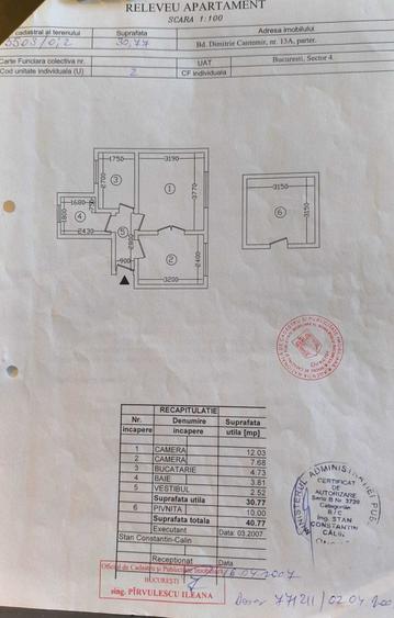 Apartament cu 2 camere decomandat în Tineretului