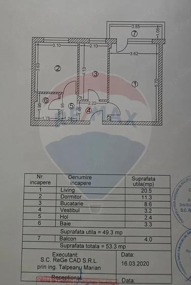 Apartament cu 2 camere decomandat în Theodor Pallady