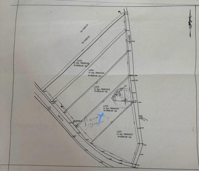Teren extravilan de 3000 mp, în Central