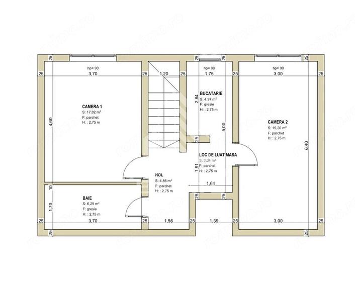 Apartament cu 2 camere decomandat în Girocului