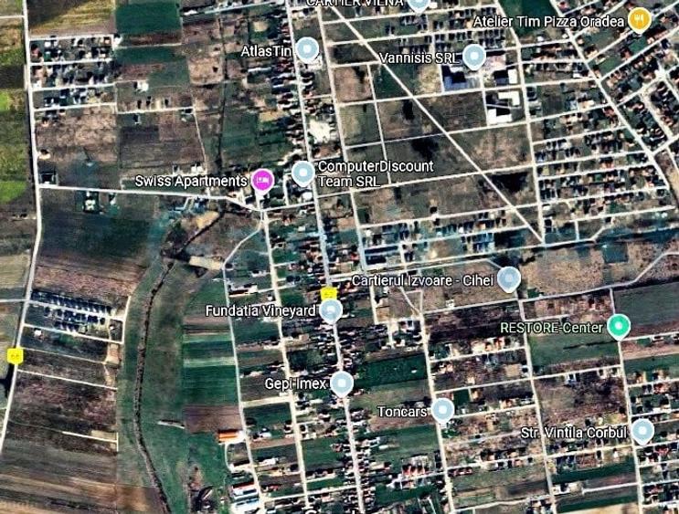Teren Construcții intravilan de 950 mp, în Cihei