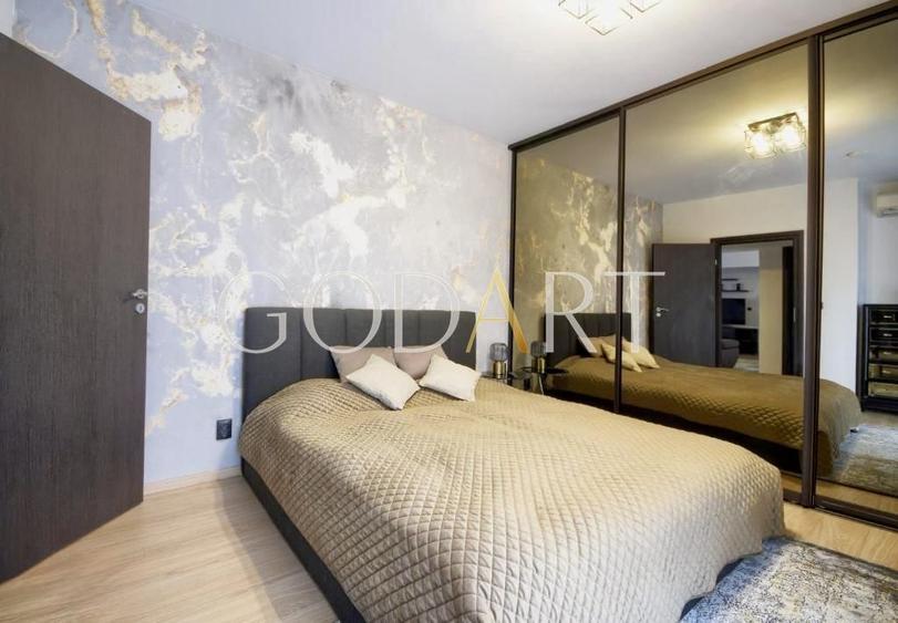 Apartament cu 3 camere decomandat, mobilat în Herăstrău