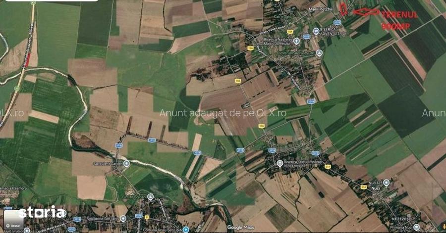 Teren de 900 mp Intravilan de vanzare