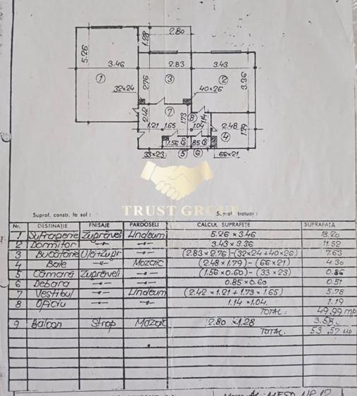Apartament cu 2 camere decomandat în Gorjului