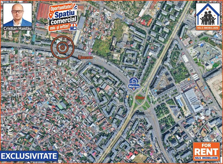 Spațiu comercial, de 5 mp, în Ștefan cel Mare