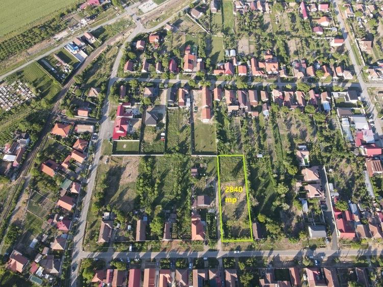 Teren Construcții intravilan de 2840 mp, în Moșnița Nouă