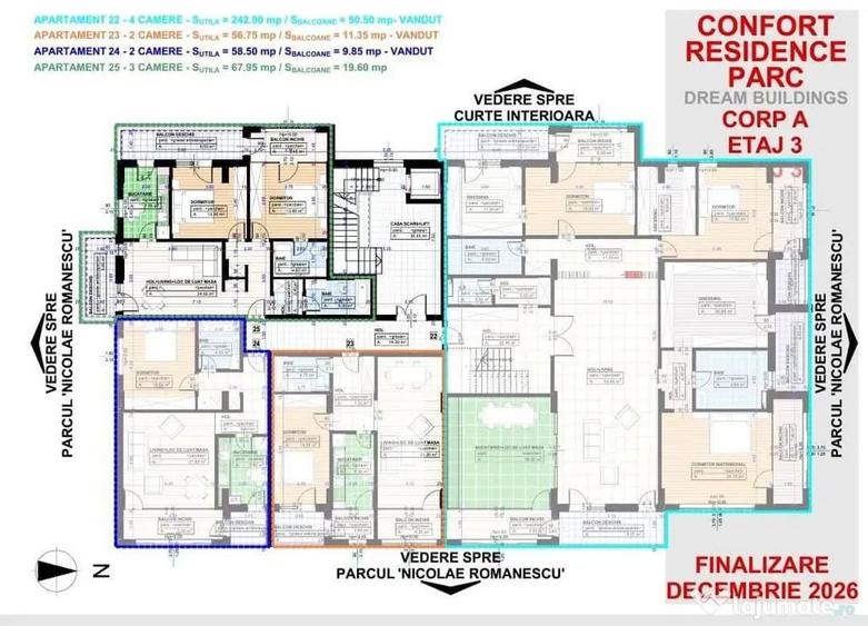 Confort Residence - Parc Romanescu - 4