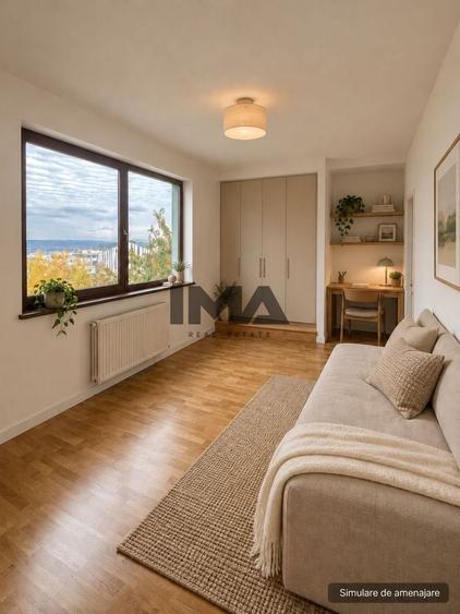 Apartament cu 3 camere semidecomandat în Bună Ziua