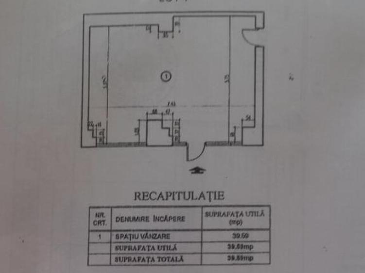 Spațiu comercial, de 40 mp, în Timpuri Noi
