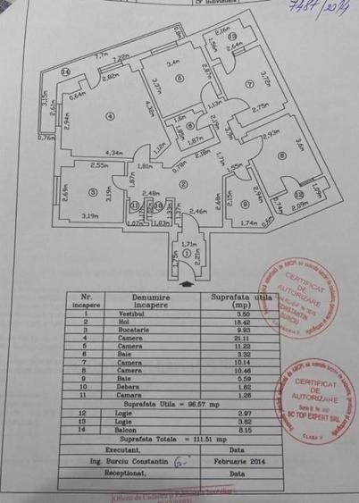 Apartament cu 4 camere, mobilat în Universitate