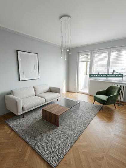 Apartament cu 3 camere decomandat în Andrei Mureșanu