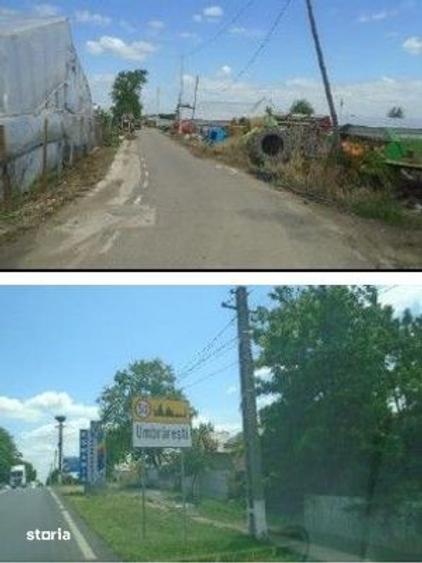 Teren de 2308 mp, în Umbrărești