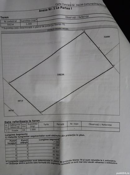 Teren de 1000 mp, în Săldăbagiu de Munte