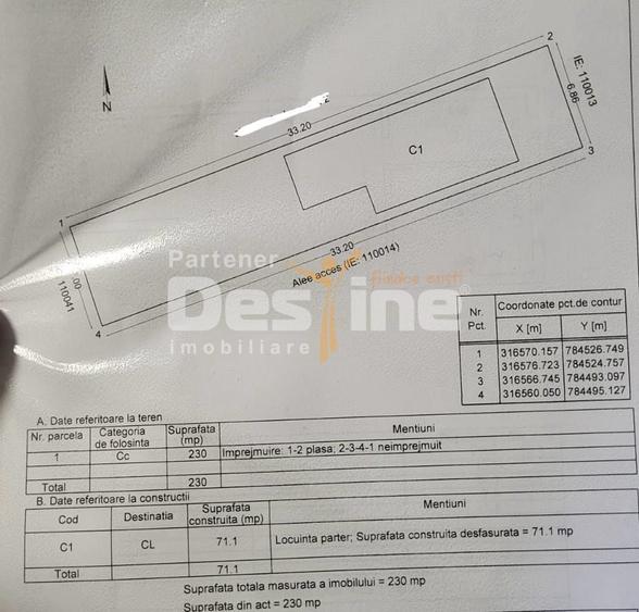 Casă individuală cu 2 camere cu Teren 250 Mp în Lumina