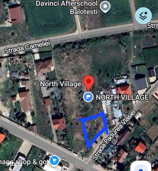 Teren de 1026 mp, în Balotești