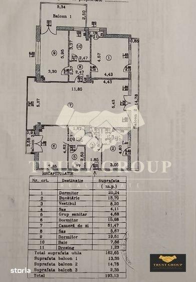 Apartament 4 camere Herastrau | Loc de parcare | 3 Terase - 1