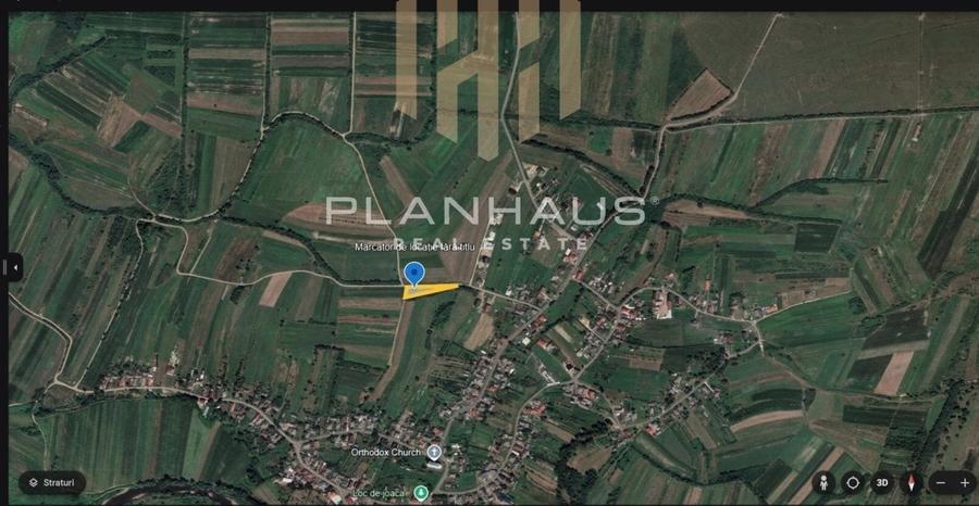 Teren Construcții intravilan de 1455 mp, în Bozânta Mare