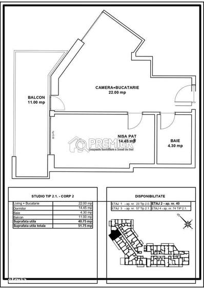 Studio Modern Sector 4 Zona Parc Arghezi - Berceni - 5