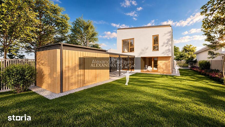Casa individuala NZEB, 5 camere, 3 bai, P+ET+POD, Someseni