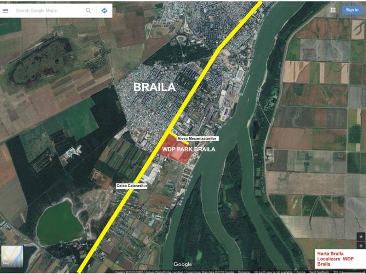 Spațiu industrial, de 88,000 mp, în Exterior Sud