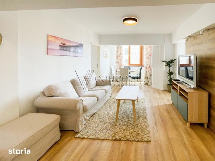 Apartament cu 3 camere, mobilat în Centrul Istoric