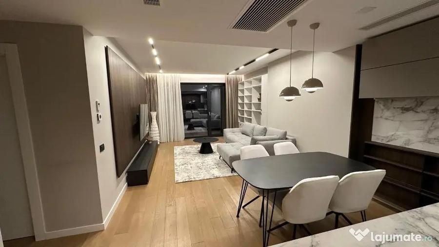 Apartament cu 2 camere semidecomandat, mobilat în Herăstrău