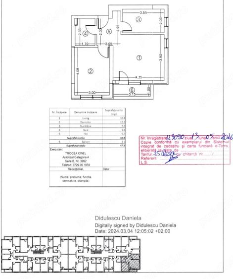 Apartament cu 2 camere decomandat în Roșu