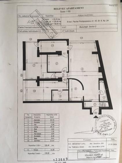 Apartament cu 4 camere decomandat, mobilat în Pache Protopopescu
