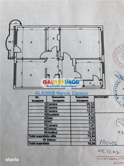 Apartament cu 3 camere decomandat, mobilat în Vitan