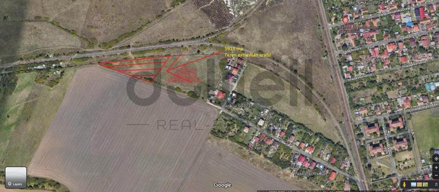 Teren agricol extravilan de 5913 mp, în Ronaț