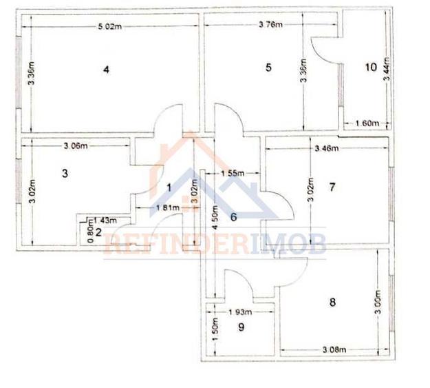 Vanzare apartament 4 camere zona Teius - Rahova - 8