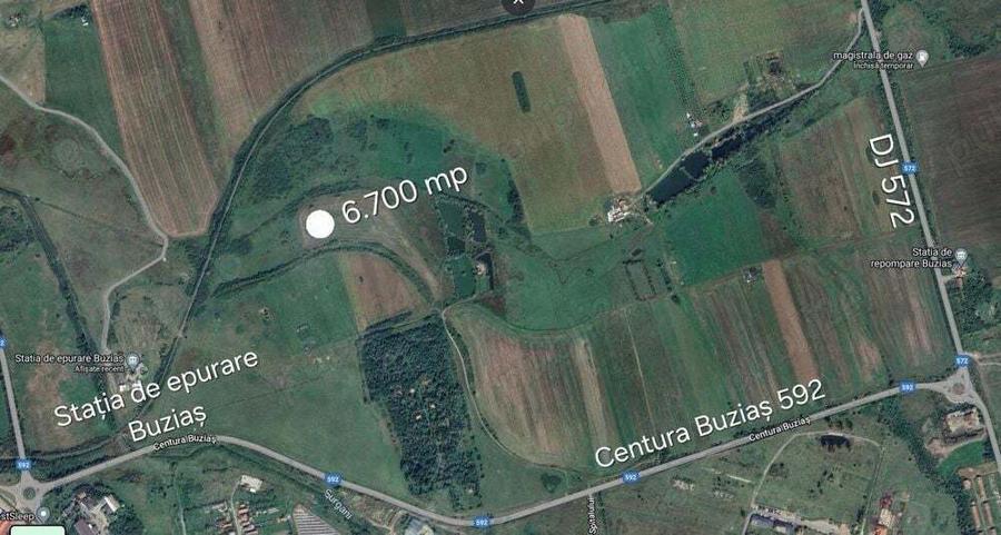 Teren de 6700 mp, în Buziaș