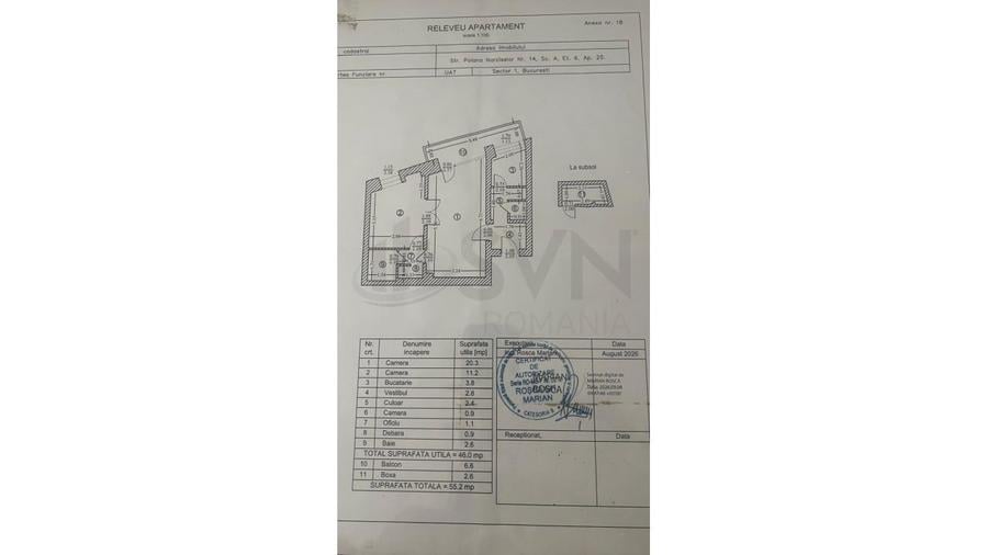 Apartament cu 2 camere decomandat în Cișmigiu