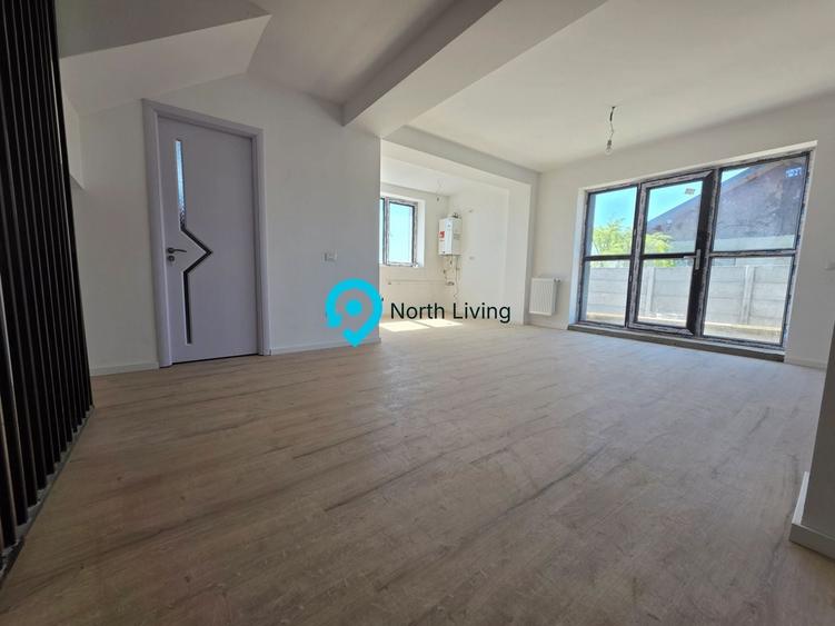 Duplex cu 4 camere cu Canalizare în Balotești