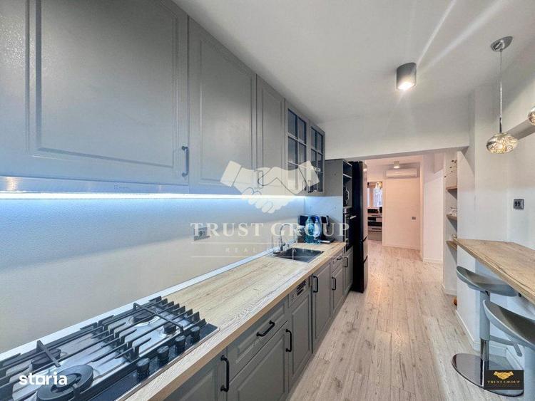 Apartament cu 5 camere decomandat, mobilat în Dorobanți