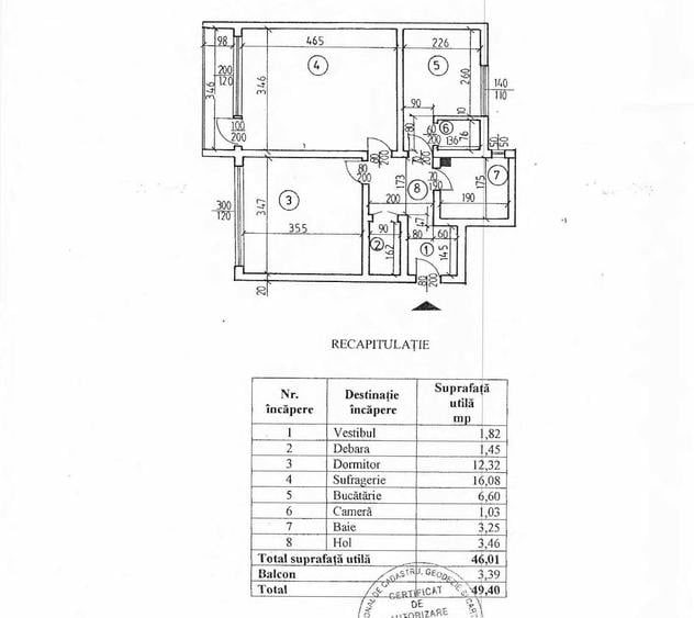 Apartament cu 2 camere decomandat în Drumul Taberei