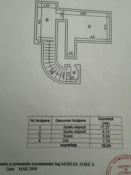Spațiu comercial, de 218 mp, în Universitate