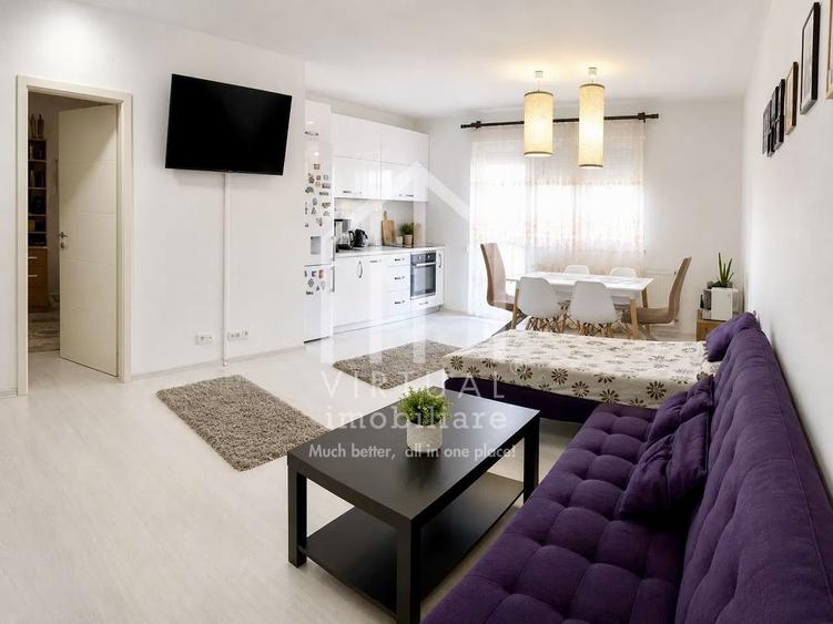 Apartament cu 3 camere semidecomandat, mobilat în Hipodrom 3