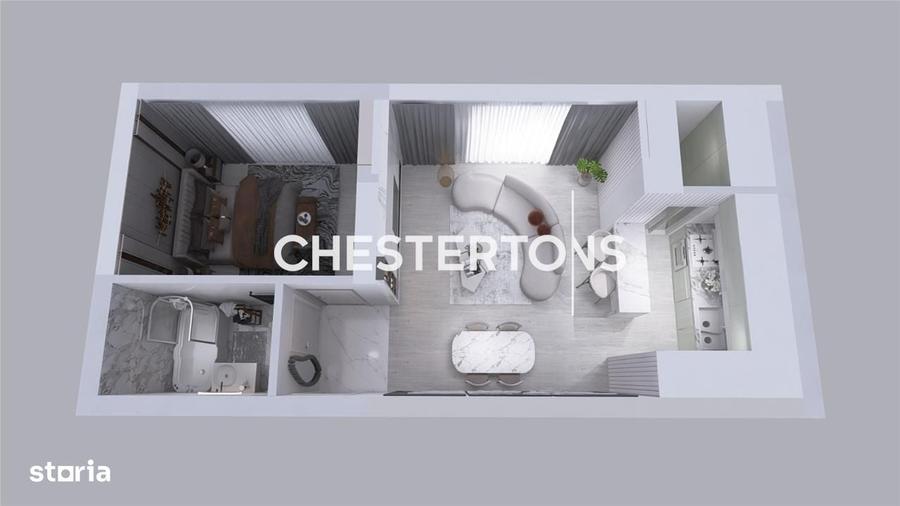 Apartament cu 2 camere în Cotroceni