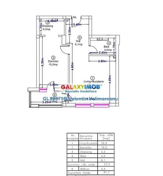 Apartament 2 Camere Pipera COD 269 - 14