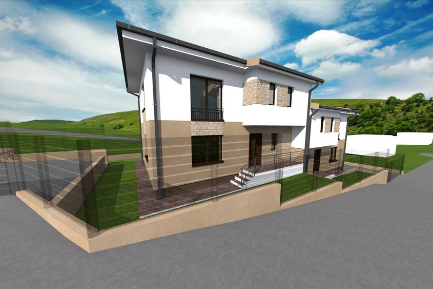 Duplex cu 3 camere cu Canalizare în Dezmir