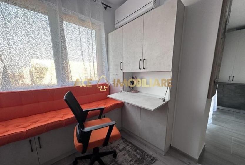 Apartament cu 2 camere semidecomandat, mobilat în Otopeni