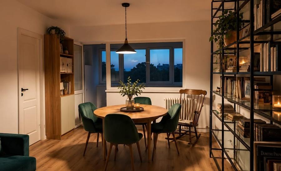 Apartament cu 3 camere semidecomandat în Drumul Taberei