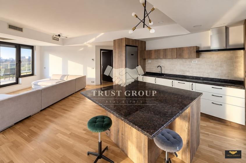Apartament cu 5 camere decomandat, mobilat în Herăstrău