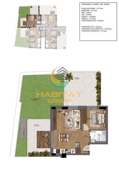 Apartament cu 2 camere decomandat în Parcul Carol