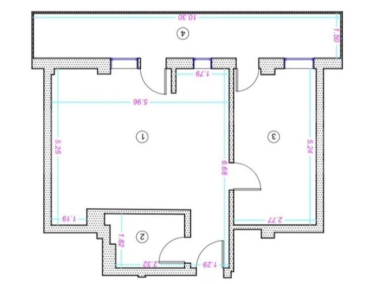 Apartament cu 2 camere semidecomandat în Grigorescu
