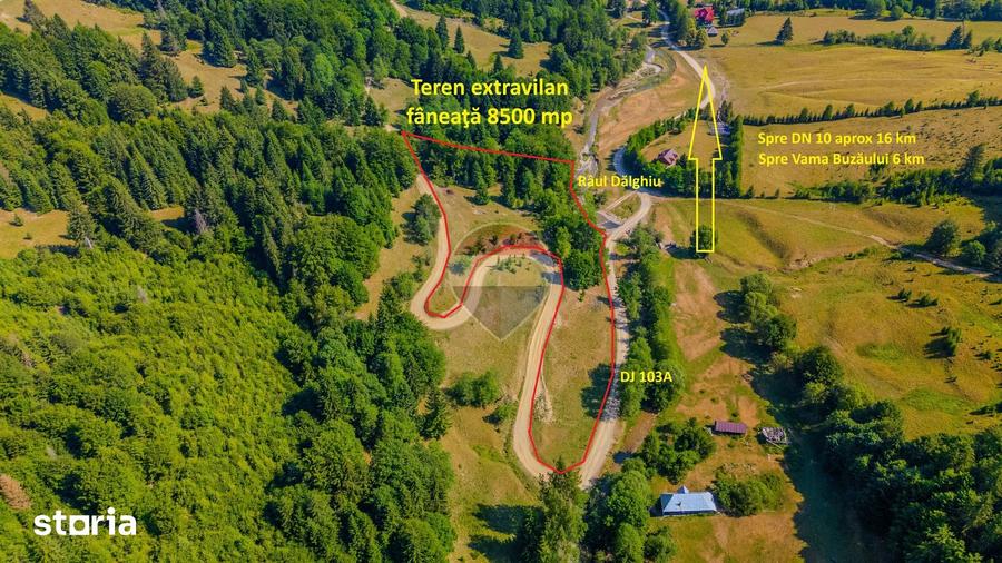 Teren de 8500 mp, în Tărlungeni