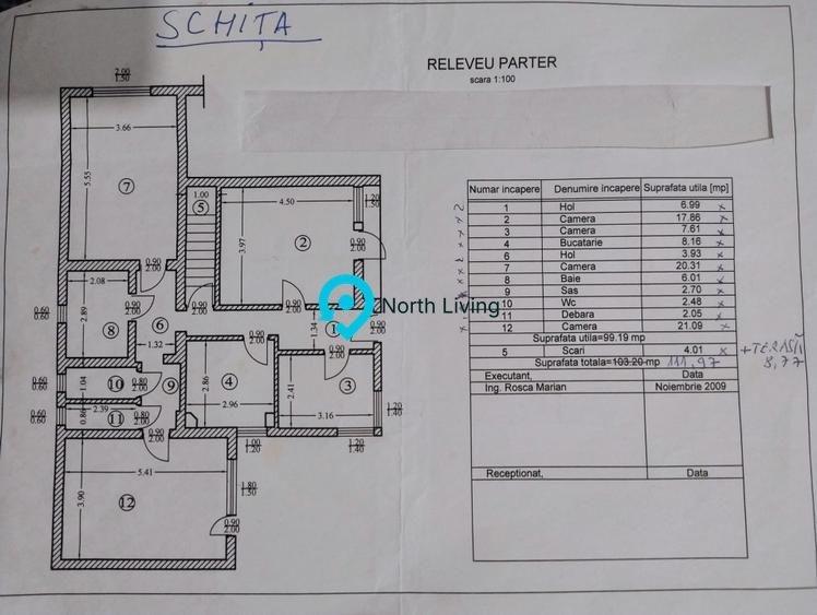 Casă individuală cu 5 camere cu Canalizare în Domenii