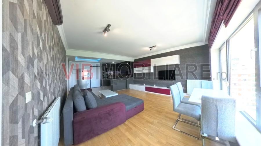 Apartament cu 2 camere semidecomandat, mobilat în Tei