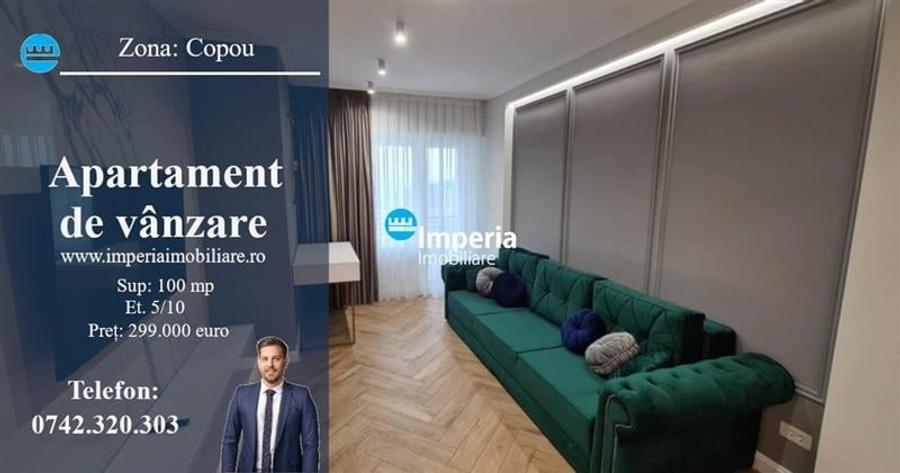 Apartament cu 3 camere decomandat în Copou